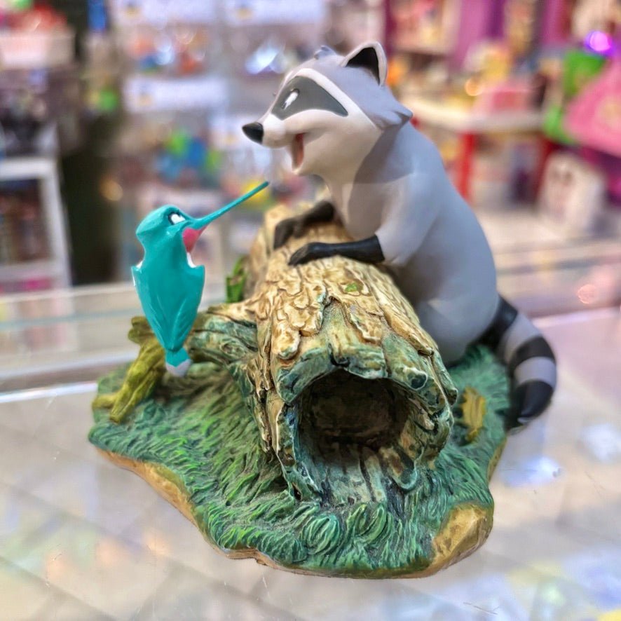 Pocahontas: Meeko & Flit Resin Mini Statue Figure (Disney, 90s) - PopCultGang