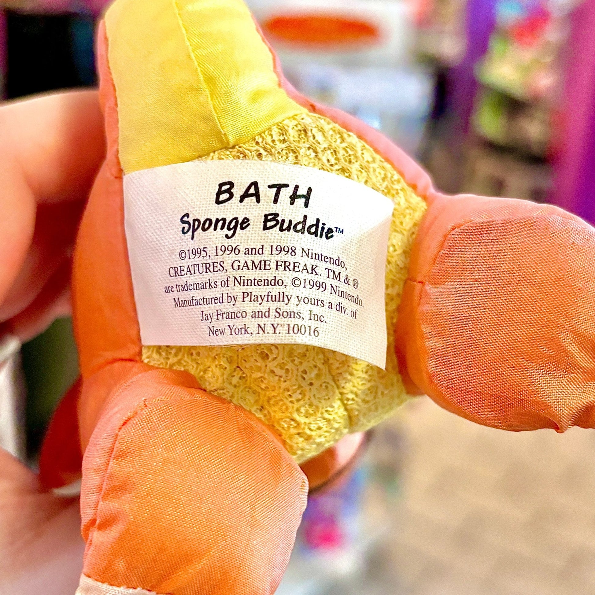 Pokemon - Charmander Bath Sponge Buddie (Nintendo, 1998) - PopCultGang