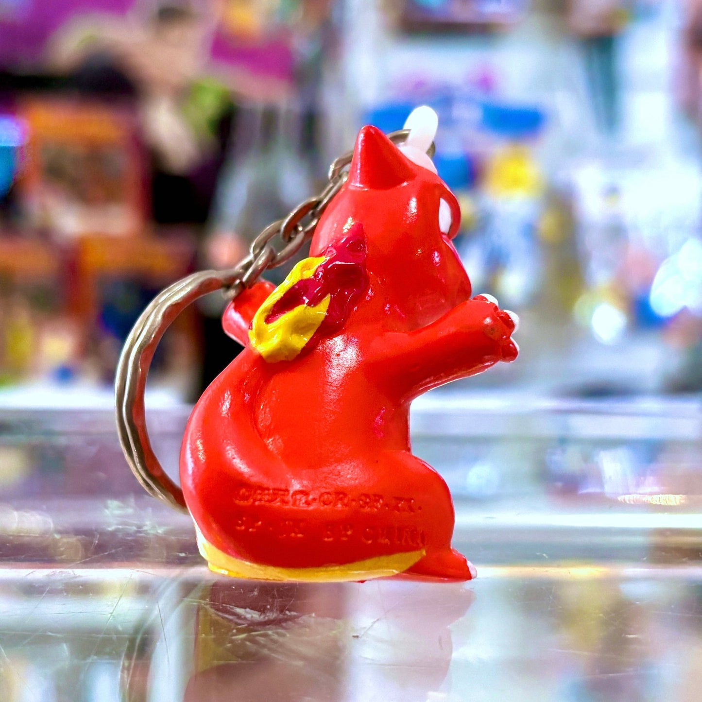 Pokémon: Charmeleon Keychain "Not For Sale" Claw Machine Prize (Banpresto, 90s) - PopCultGang