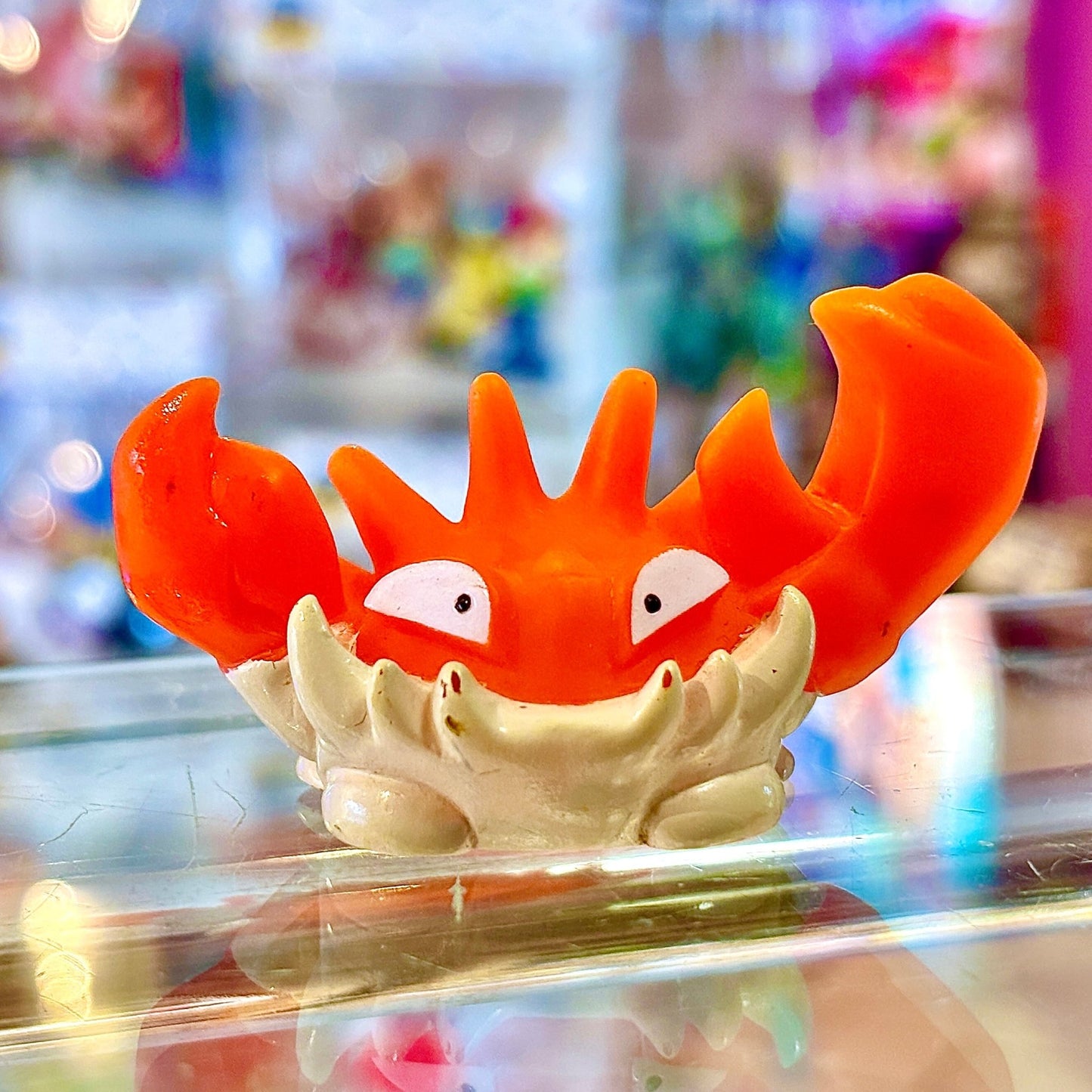 Pokemon: Kingler Finger Puppet Figure (Bandai, 1997) - PopCultGang