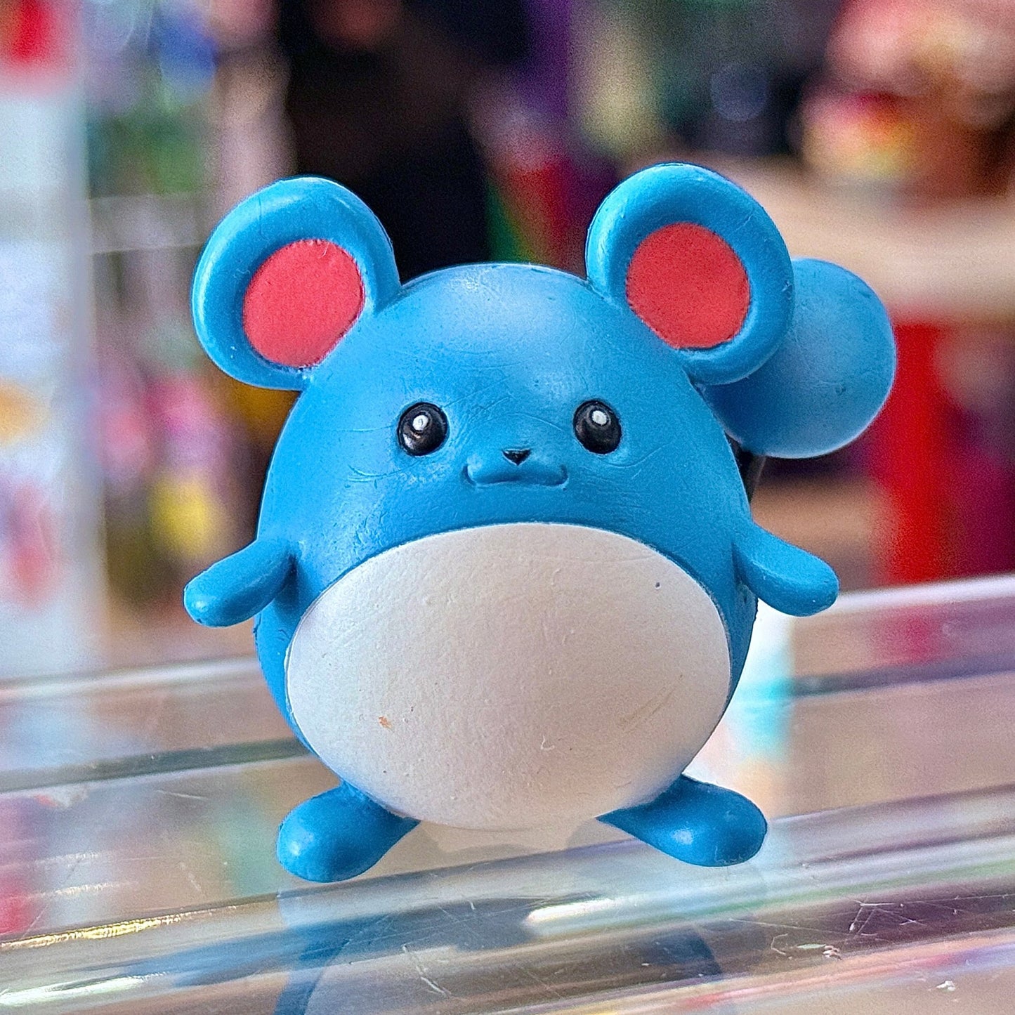 Pokemon: Marill Collectible Mini Figure (TOMY, Nintendo, 90s) - PopCultGang