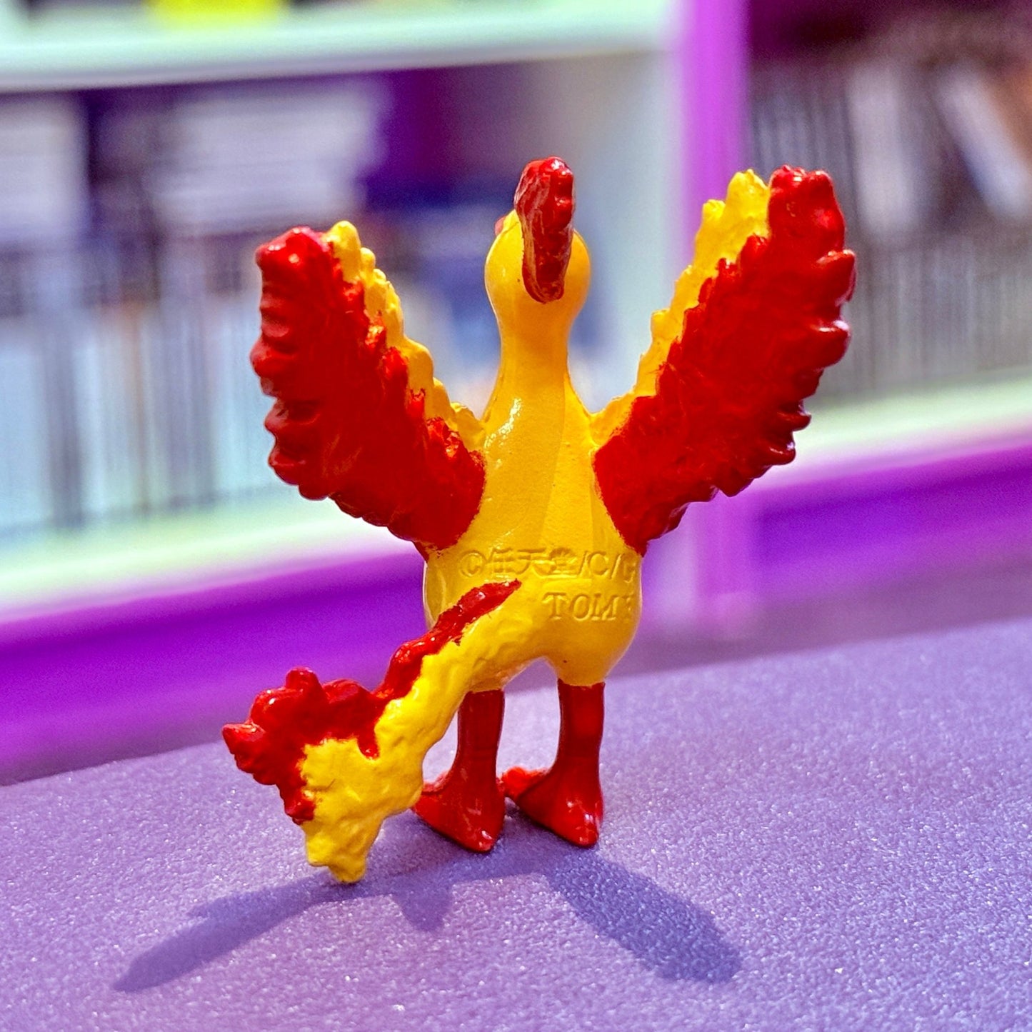 Pokemon: Moltres Collectible Mini Figure (TOMY, Nintendo, 90s) - PopCultGang