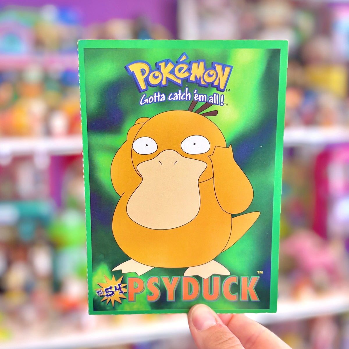 Pokémon Postcard: Psyduck (Nintendo, 2000) - PopCultGang