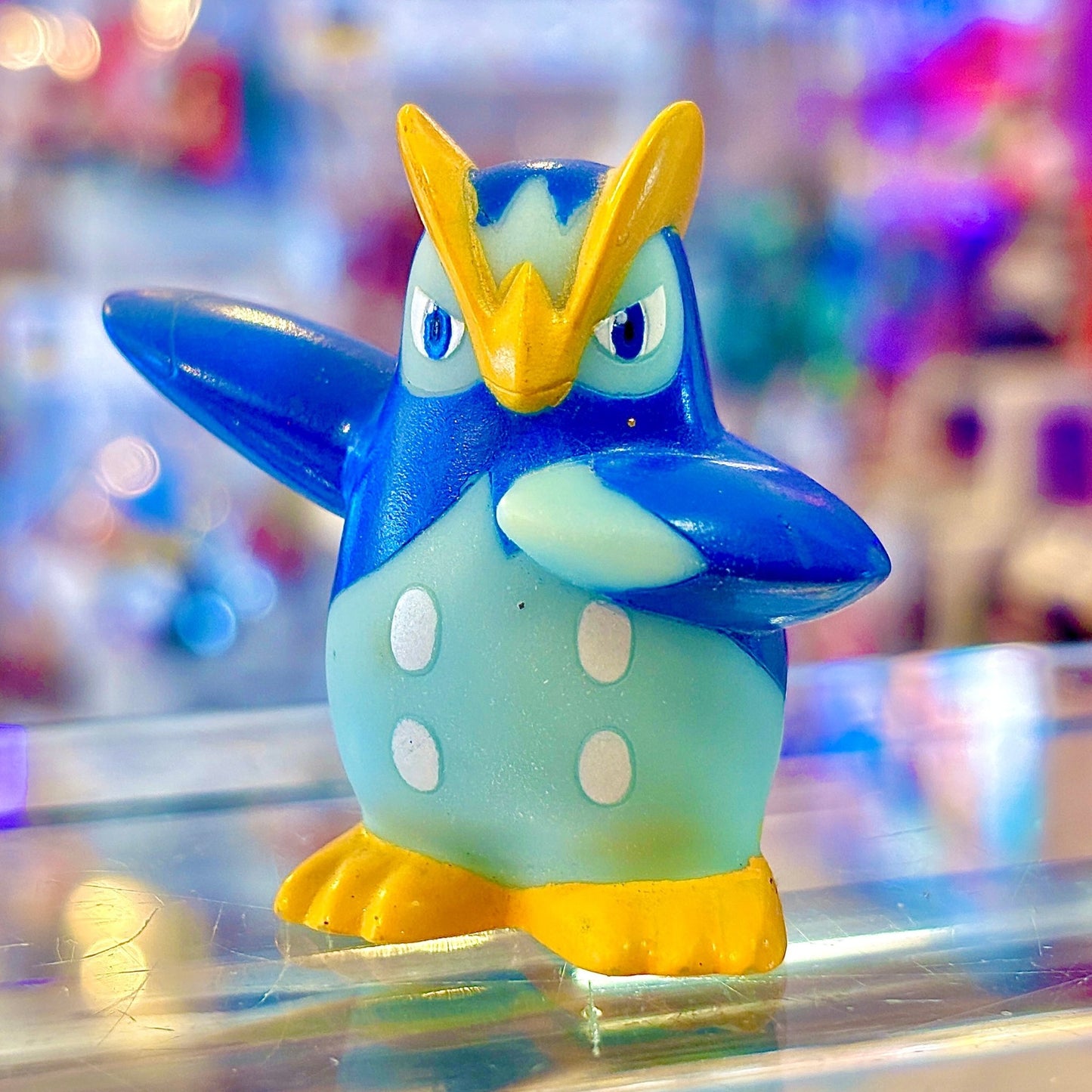 Pokemon: Prinplup Finger Puppet Figure (Bandai, 2008) - PopCultGang