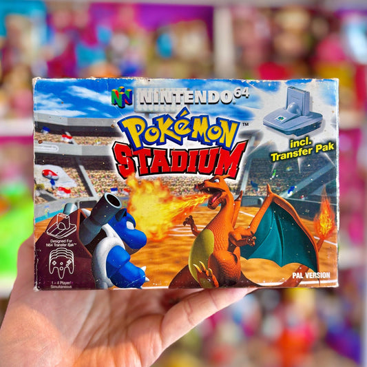 Pokemon Stadium (boxed with Transfer Pak, N64) - PopCultGang