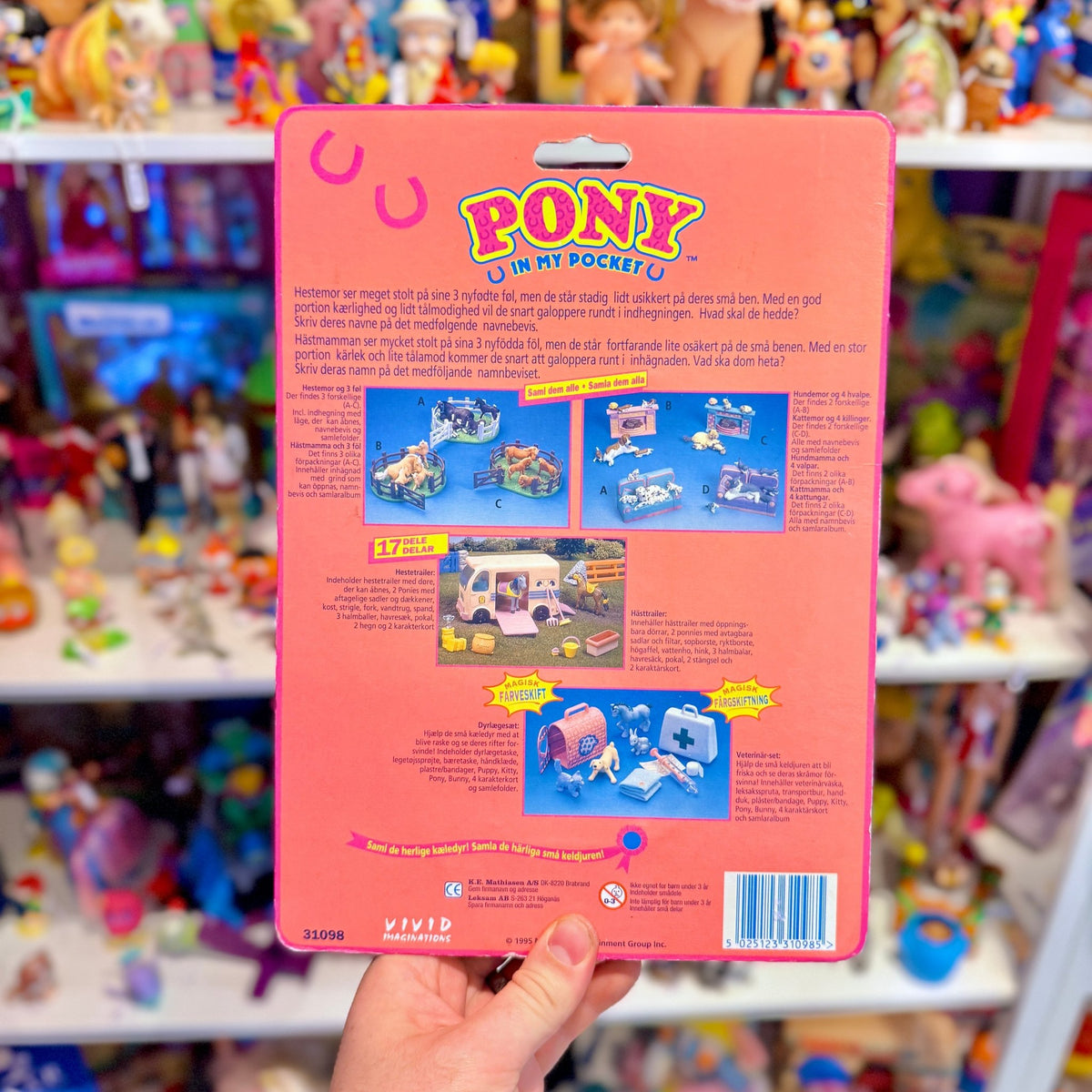 Pony In My Pocket: Horse Mom + Foal (MOC, 1995) - PopCultGang