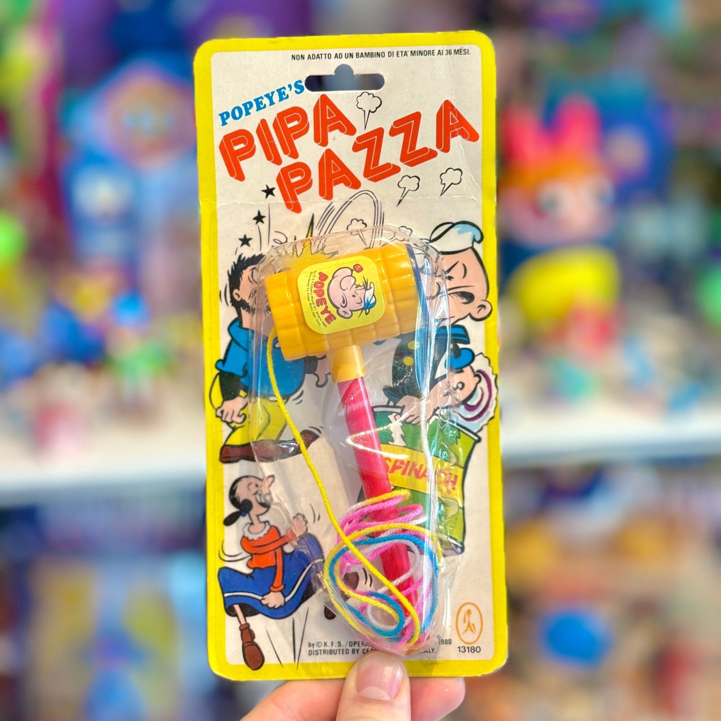 Popeye’s Pipa Pazza - Toy Pipe (MOC, Italian, 70s/80s) - PopCultGang