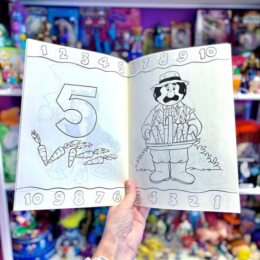 Postman Pat Coloring/Number Book (90s) - PopCultGang