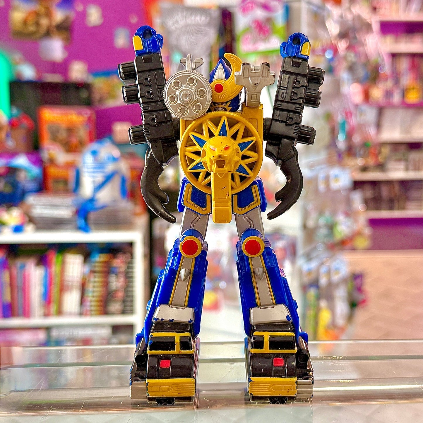 Power Rangers Ninja Storm: Thunderstorm Megazord Action Figure (2002) - PopCultGang