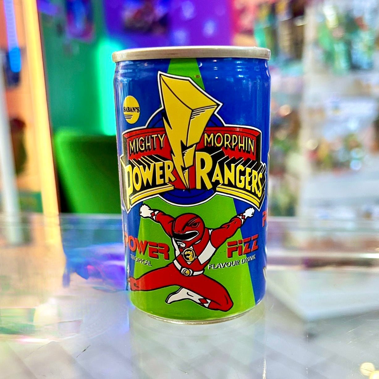 Power Rangers Soda Can (unopened) (90s) - PopCultGang