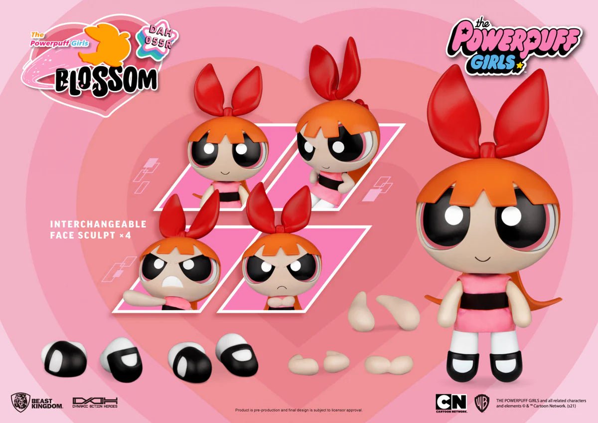 Powerpuff Girls: Blossom 1:9 Scale Dynamic 8ction Heroes Action Figure (Beast Kingdom) - PopCultGang