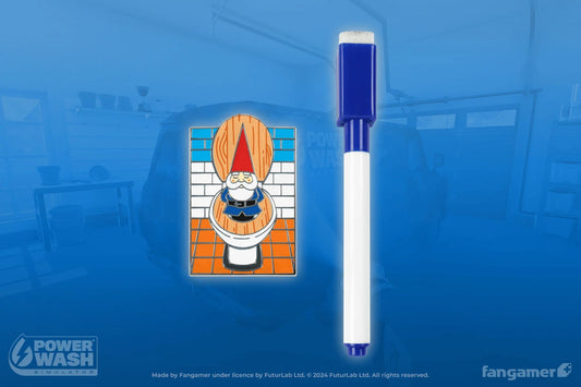 PowerWash Simulator: Washroom Whiteboard Pin (Fangamer) - PopCultGang