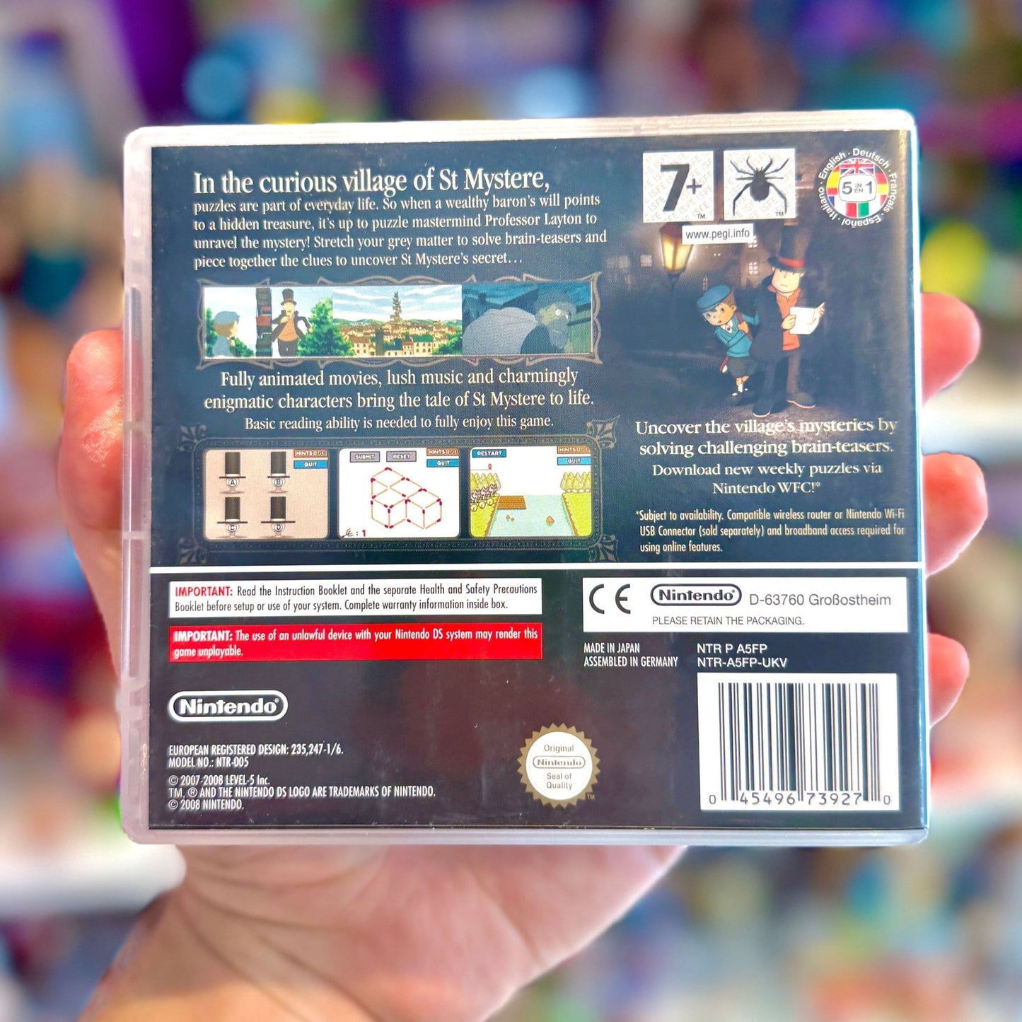 Professor Layton and The Curious Village (Nintendo DS) - PopCultGang