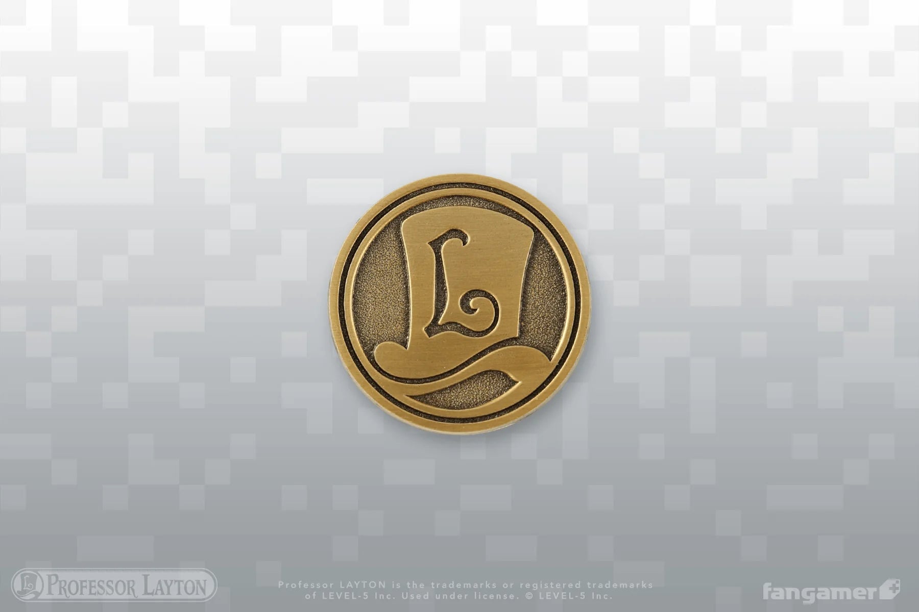 Professor Layton - Hint Coin Pin - PopCultGang