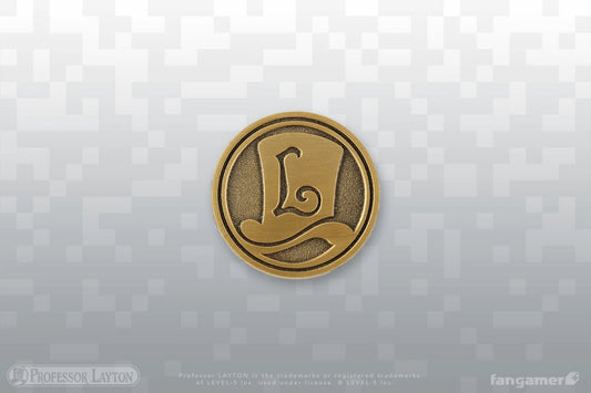 Professor Layton - Hint Coin Pin - PopCultGang