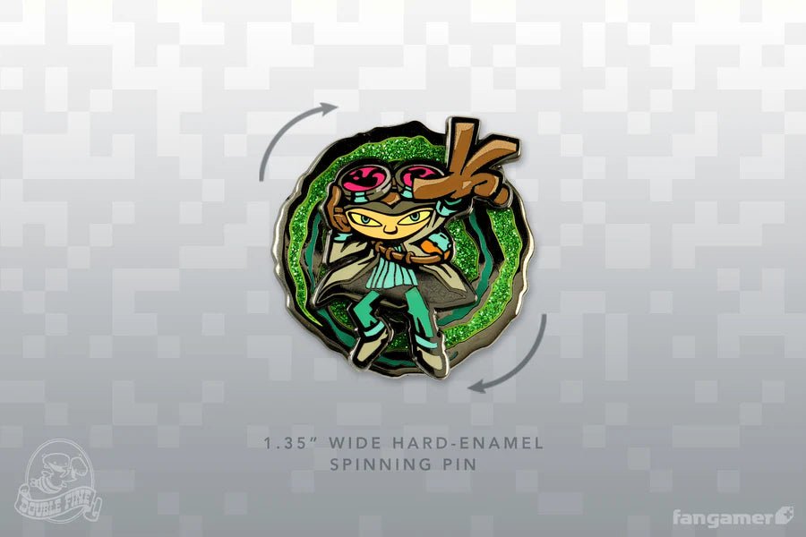 Psychonauts - Psychokinetic Raz Spinning Pin - PopCultGang