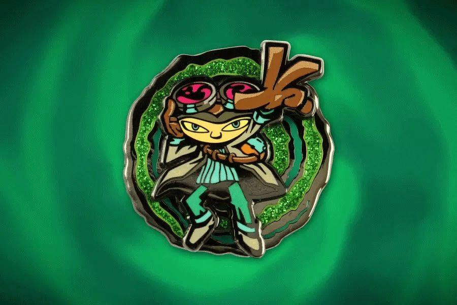 Psychonauts - Psychokinetic Raz Spinning Pin - PopCultGang