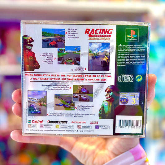 Racing Simulation: Monaco Grand Prix (Ubisoft Exclusive, PS1) - PopCultGang