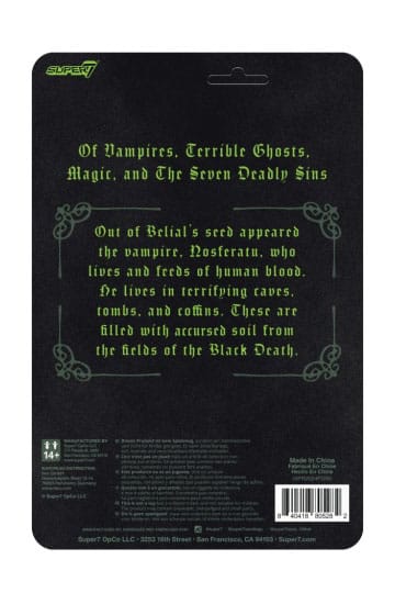 ReAction Figures: Nosferatu Film Poster Action Figure (Super7) - PopCultGang