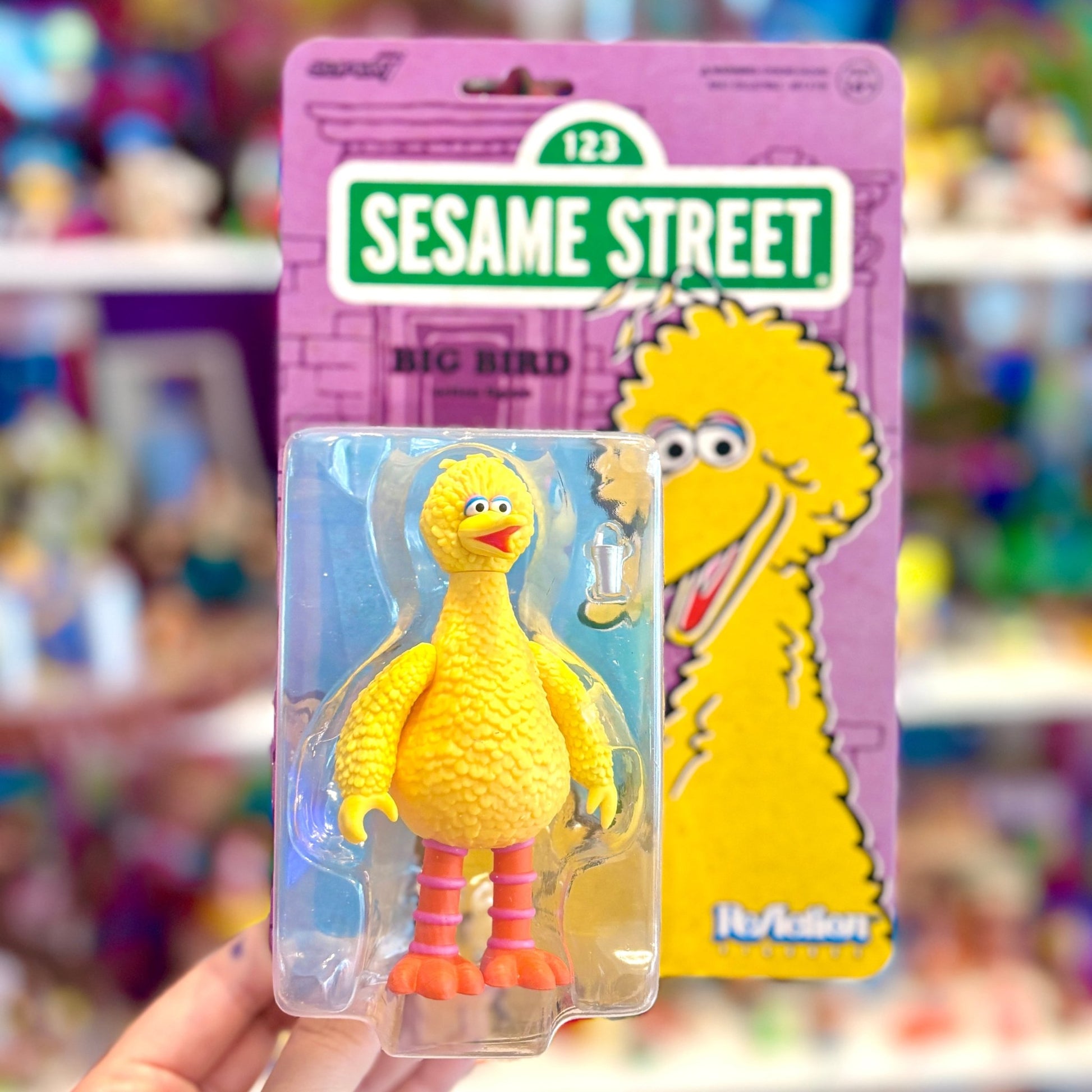 ReAction Figures: Sesame Street: Big Bird Action Figure (Super7) - PopCultGang