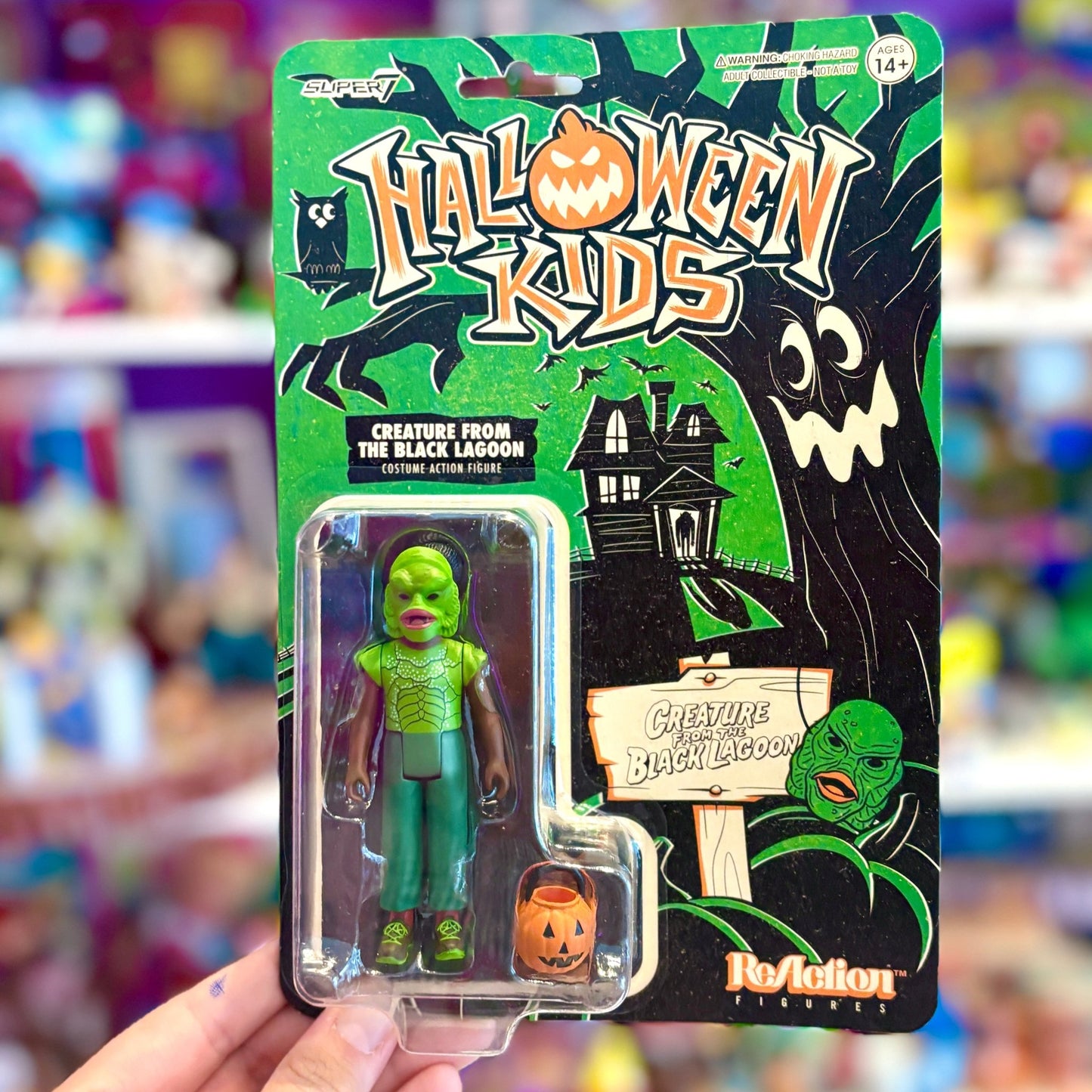 ReAction Figures: Universal Monsters Halloween Kids Action Figure Creature from the Black Lagoon Girl (Super 7) - PopCultGang