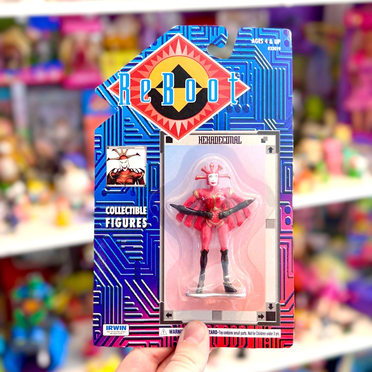 Reboot: Hexadecimal Collectible Figure (MOC, Irwin Toys, 1995) - PopCultGang