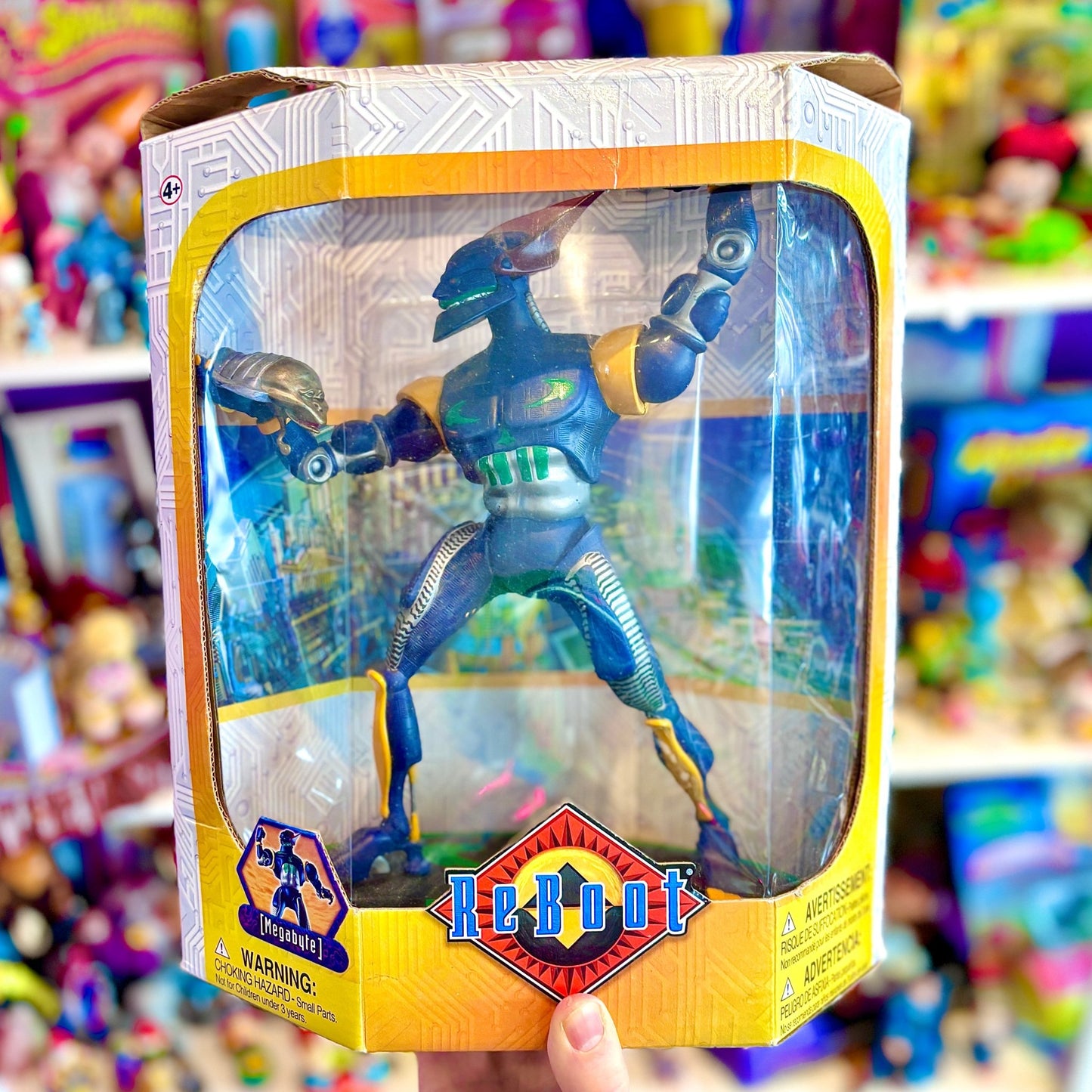 Reboot: Megabyte 10” Deluxe Statue Figure (Irwin Toy, 2001) - PopCultGang