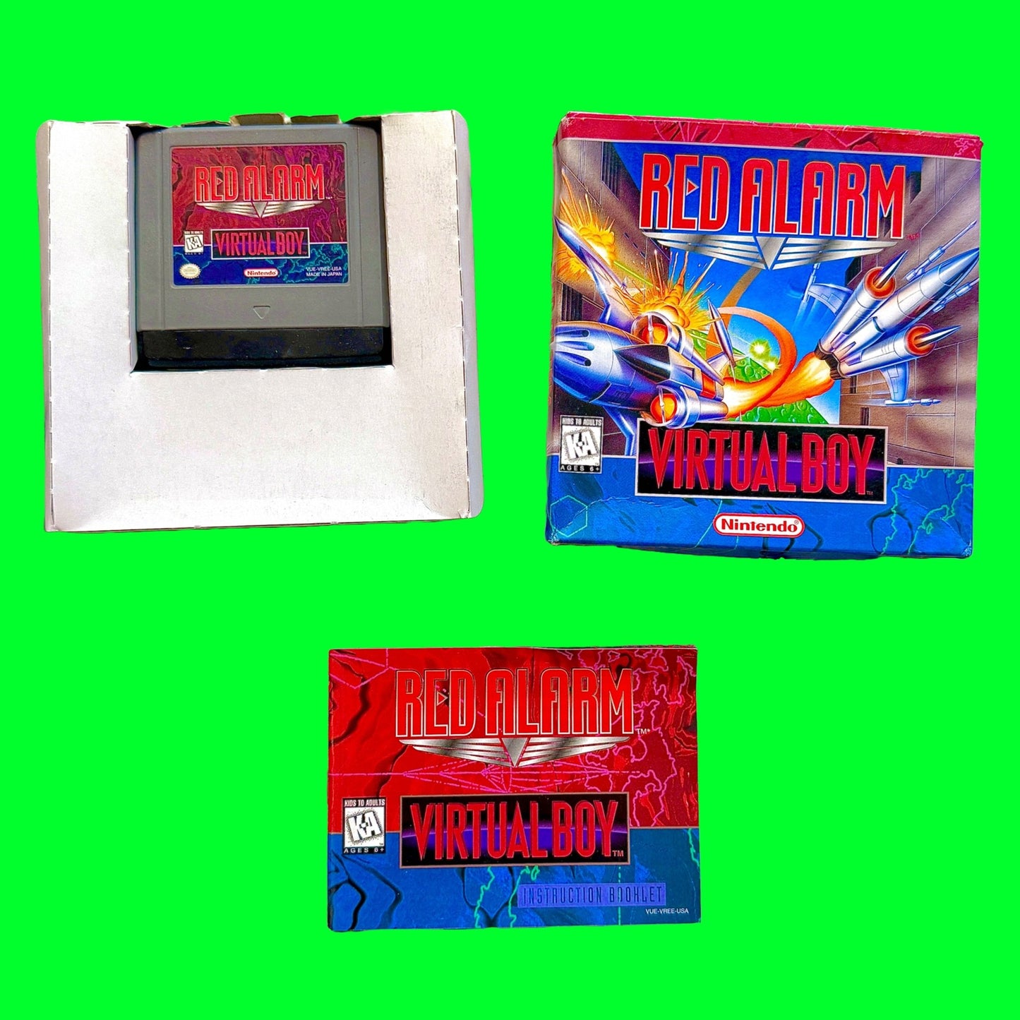 Red Alarm (USA, CIB, Nintendo Virtual Boy) - PopCultGang