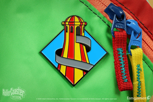 RollerCoaster Tycoon: Spiral Slide Enamel Pin (Fangamer) - PopCultGang
