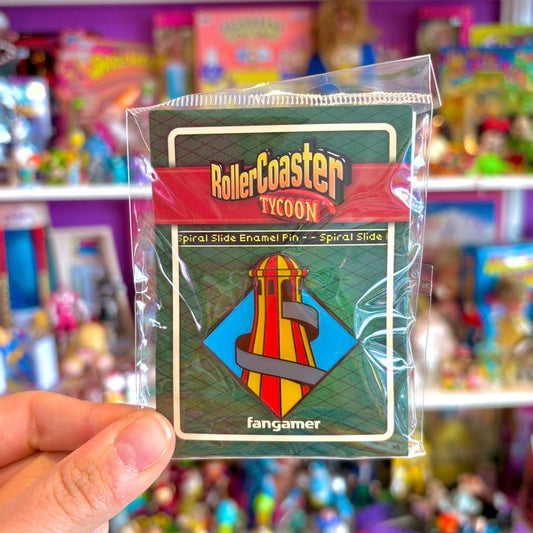 RollerCoaster Tycoon: Spiral Slide Enamel Pin (Fangamer) - PopCultGang