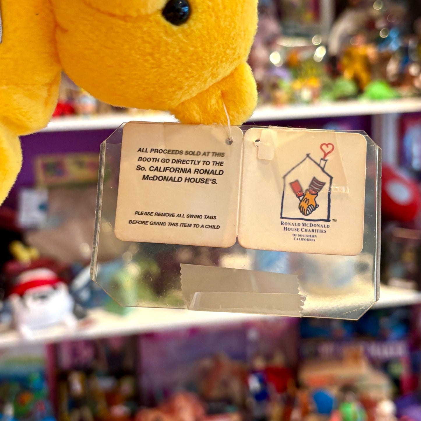 Ronald McDonald House Charities Beanie Plush Bear Number 0681 of 2000 (McDonalds, 1999) - PopCultGang