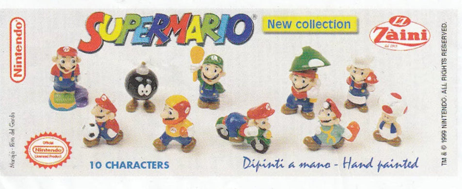 Super Mario Green Feet Mini Figure (Zaini, Nintendo, 1996)