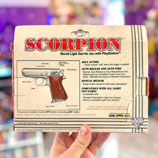 Scorpion Recoil Light Gun (PS1) - PopCultGang