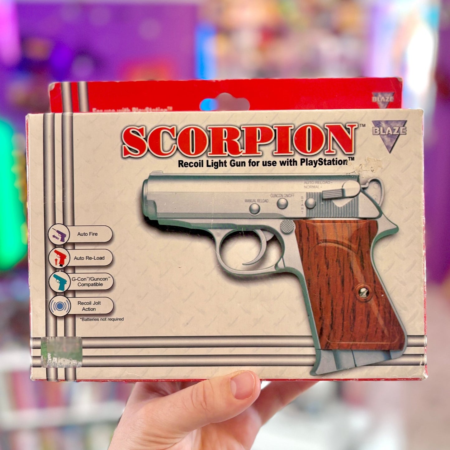 Scorpion Recoil Light Gun (PS1) - PopCultGang