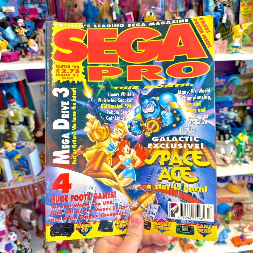 Sega Pro Magazine: 31 - Space Ace (Easter 1994) - PopCultGang
