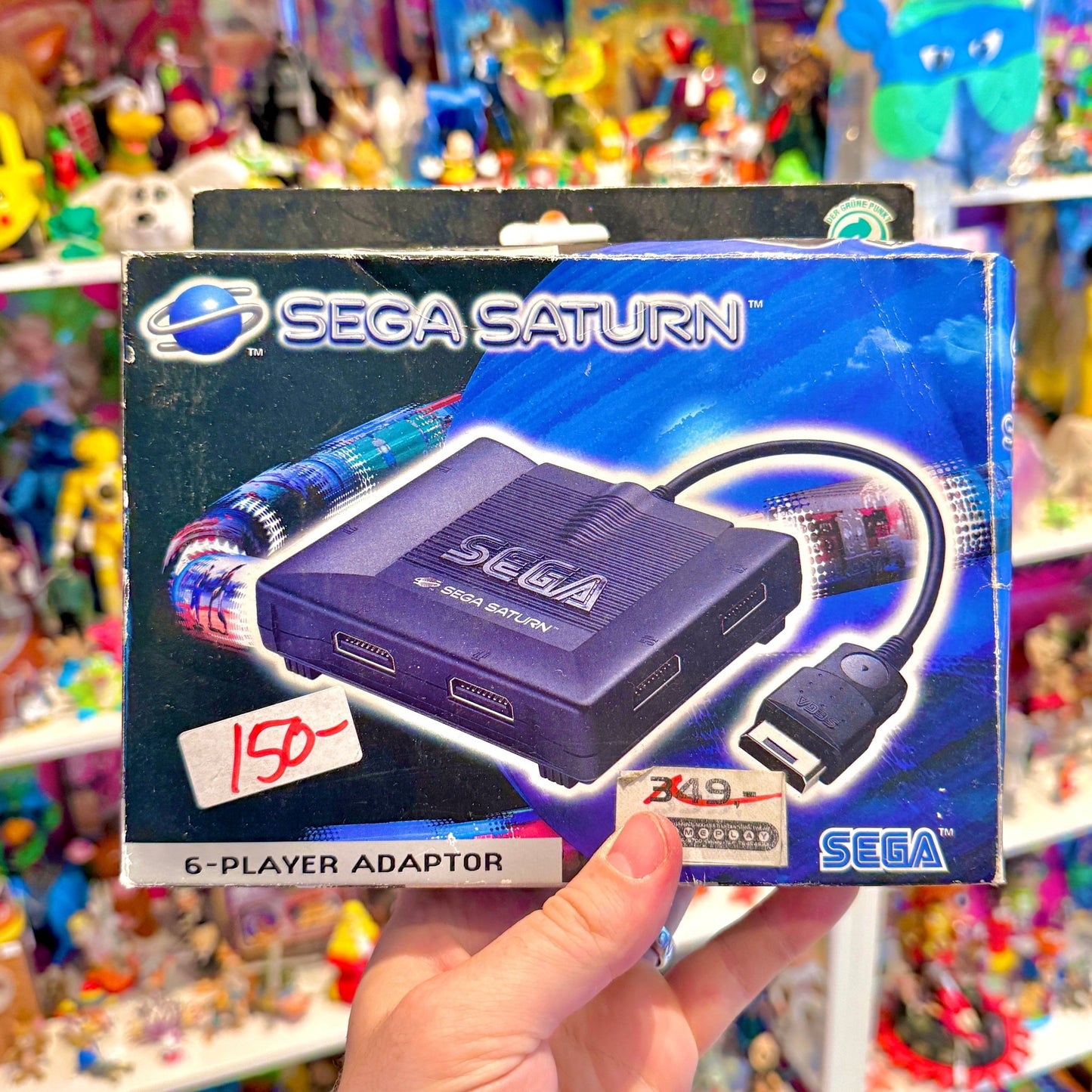Sega Saturn - Official 6 - Player Adapter Multitap - PopCultGang