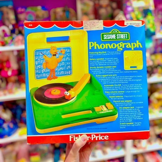Sesame Street: Battery Operated Phonograph (Fisher Price, 80s) - PopCultGang
