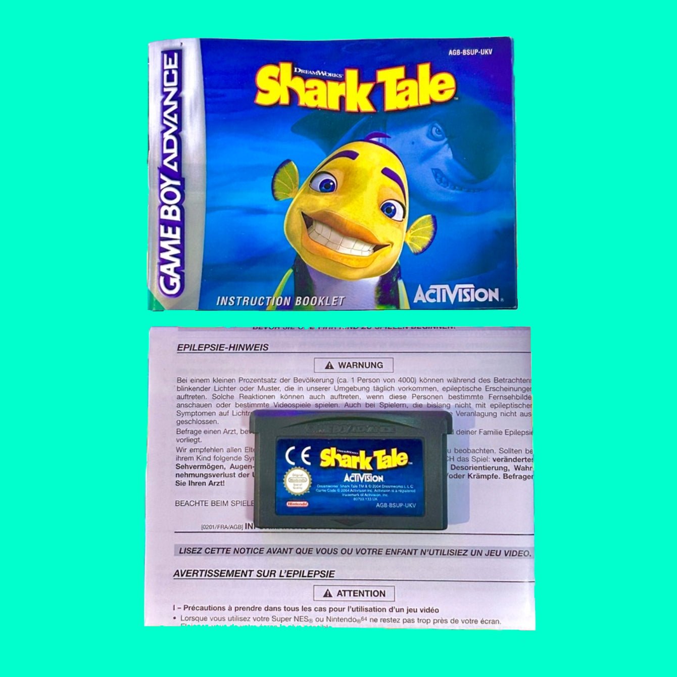 Shark Tale (CIB, Gameboy Advance) - PopCultGang