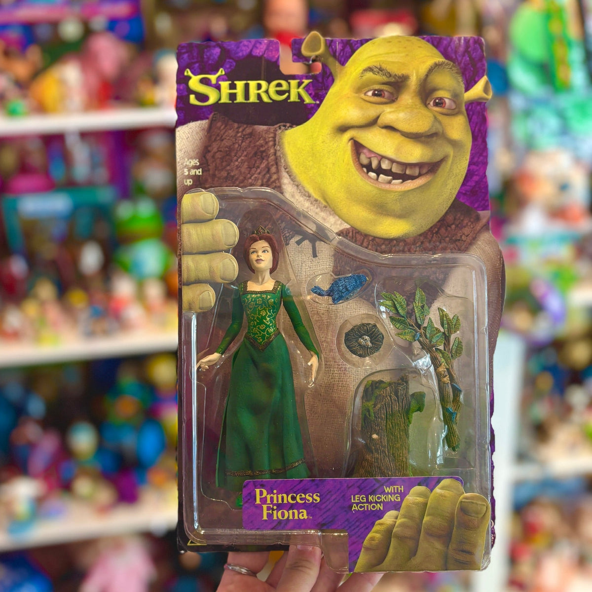Shrek: Princess Fiona With Leg Kicking Action (McFarlane Toys, DreamWorks, 2001) - PopCultGang