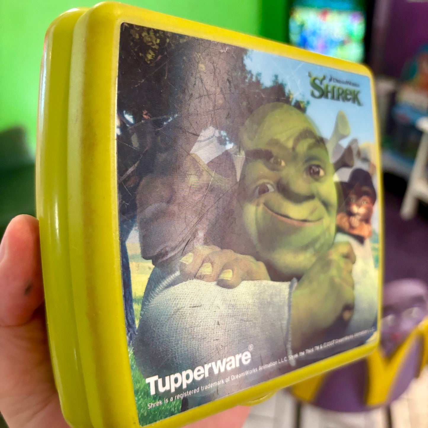 Shrek Tupperware Box (2000s) - PopCultGang