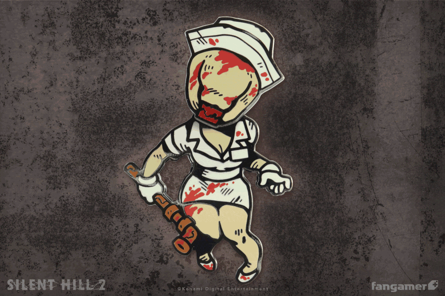 Silent Hill - Bobblehead Nurse Pin - PopCultGang