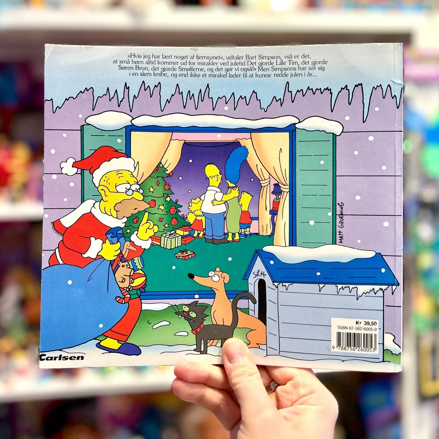 Simpsons Christmas Book (Danish, 90s) - PopCultGang