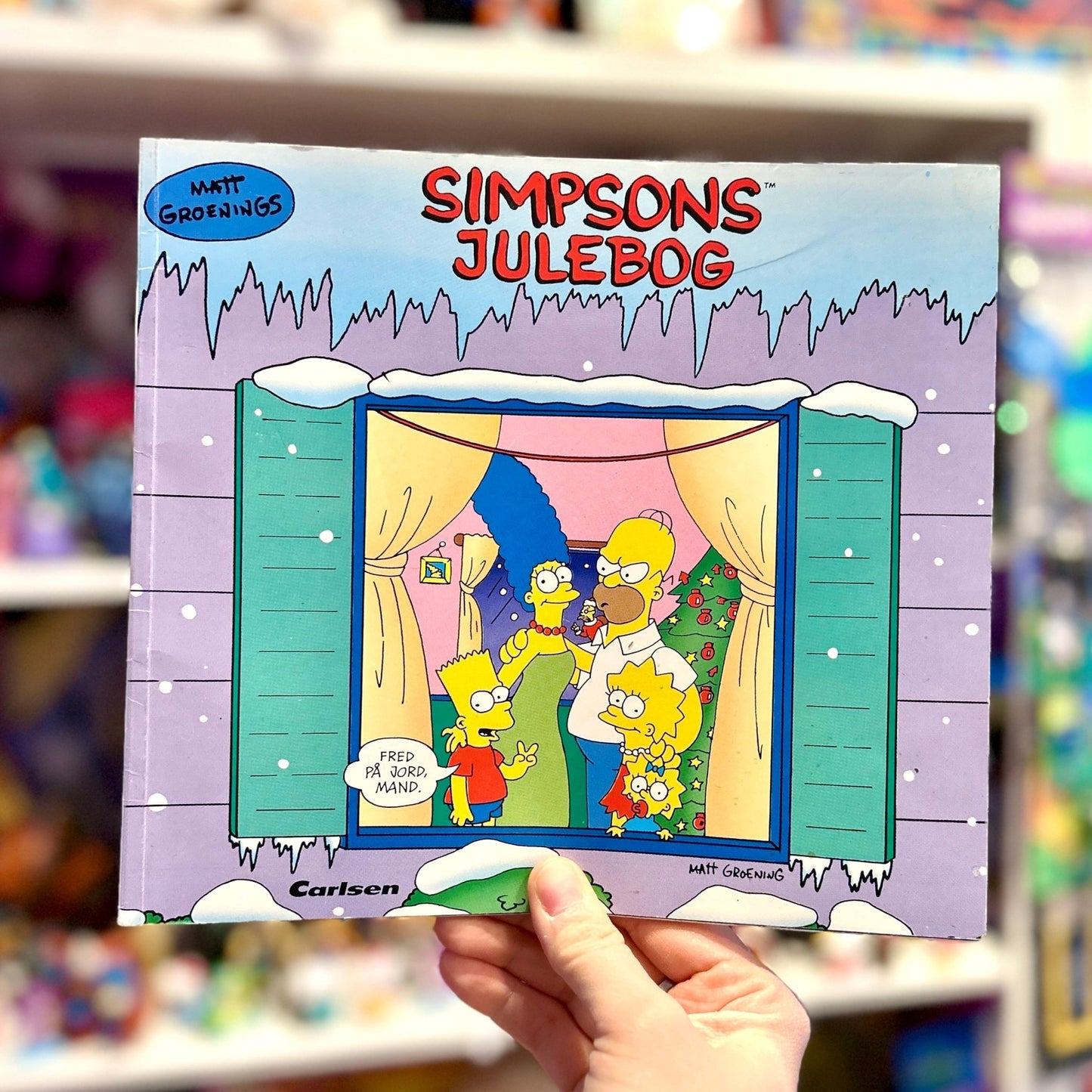 Simpsons Christmas Book (Danish, 90s) - PopCultGang