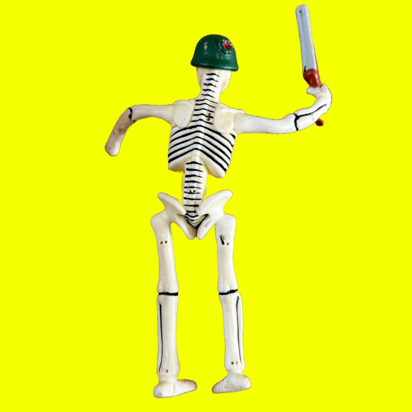 Skull Force: Bendable Skeleton w. Flintlock Rifle Action Figure (TNT Toys, 1994) - PopCultGang