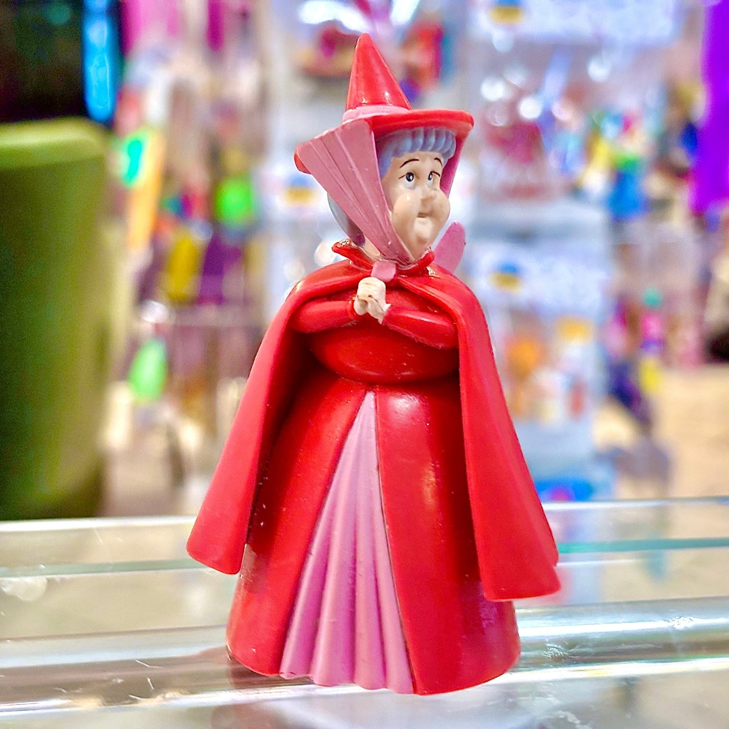 Sleeping Beauty: Fairy Flora PVC Figure (Bully, Disney, 2000s) - PopCultGang