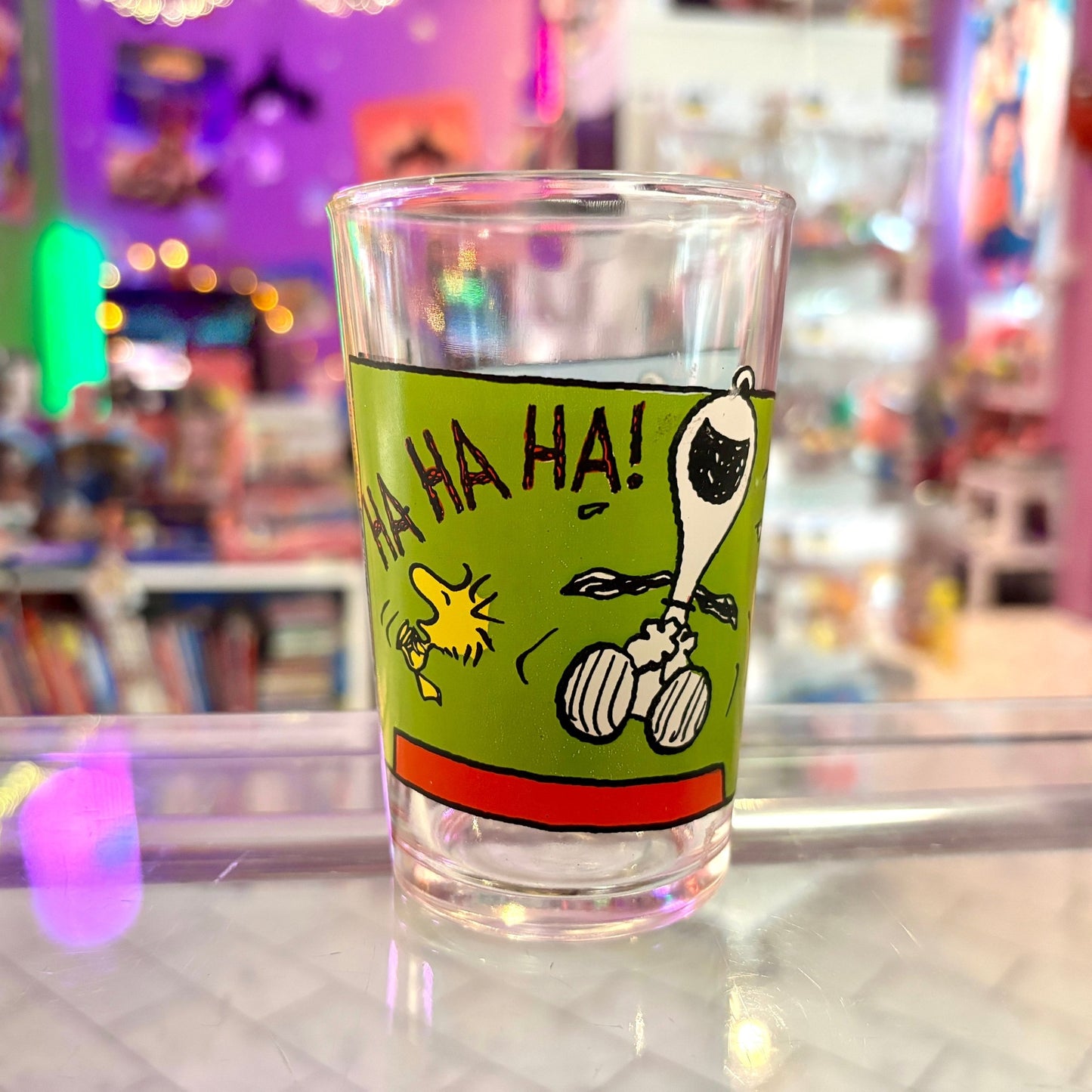 Snoopy & Woodstock Drinking Glass (90s) - PopCultGang