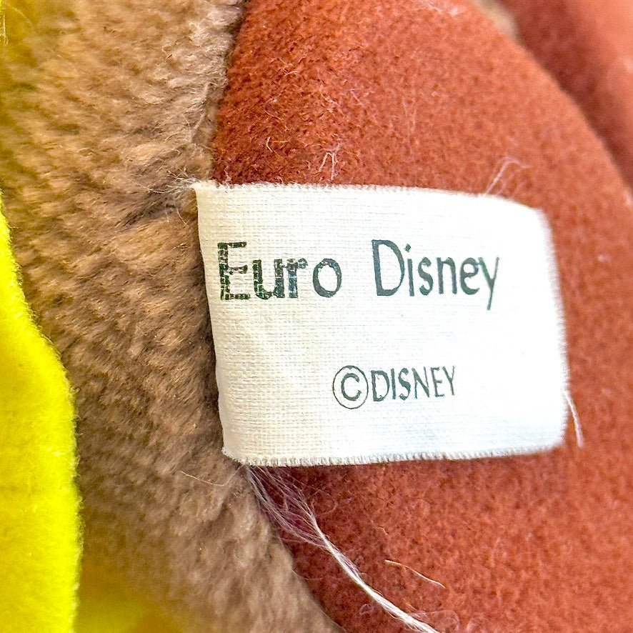 Snow White & The Seven Dwars: Dopey Plush (Disney Land Paris/Euro Disney, 90s) - PopCultGang
