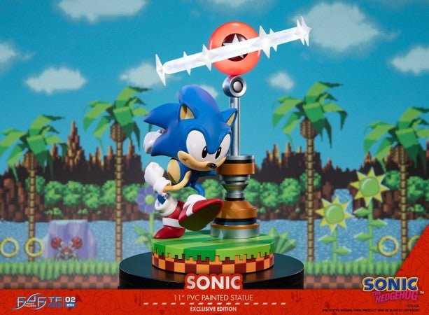 Sonic The Hedgehog 28cm PVC Painted Statue (First4Figures) - PopCultGang