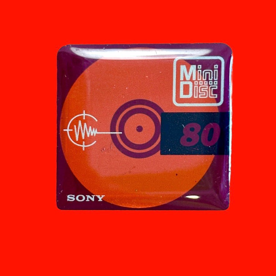 Sony Mini Disc Enamel Pin (90s) - PopCultGang