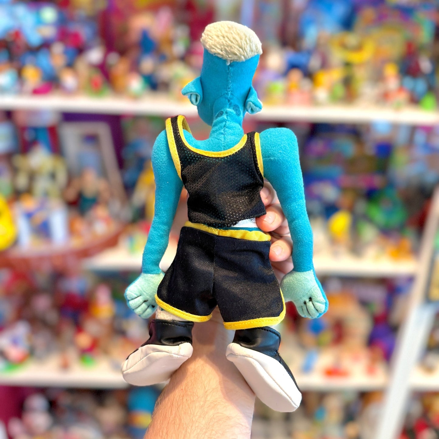Space Jam: Blanko Monstars Blue Alien Plush (McDonalds, 1996) - PopCultGang